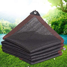 5JJJLOOOPP Agricultural Shading Sunshade Shade Cloth 90% Strong Light Protection Sunshade Sail Windproof Sunshade Net Agricultural (Black 7x8m)