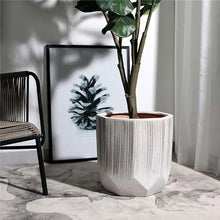 Planting Pot Living Room Plant Containers Floor Ceramic Flower Pots Oversized Balcony Patio Planting Large Plants Pots Planters Indoor Plant Pot (Color : L)