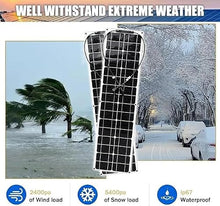 KZZAAO Flexible Solar Panel 200W 400W 800W 12V Monocrystalline Semi-Flexible Solar Panel for Motorhome,Boats,Roofs,Sailing,Balcony