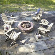 Highwood Adirondack Collection Westport 6pc Set with Side Tables Whitewash