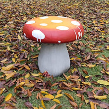 HOUSINGOD 20.8'' High Mushroom Table Over Sized Garden Mushroom Sculpture