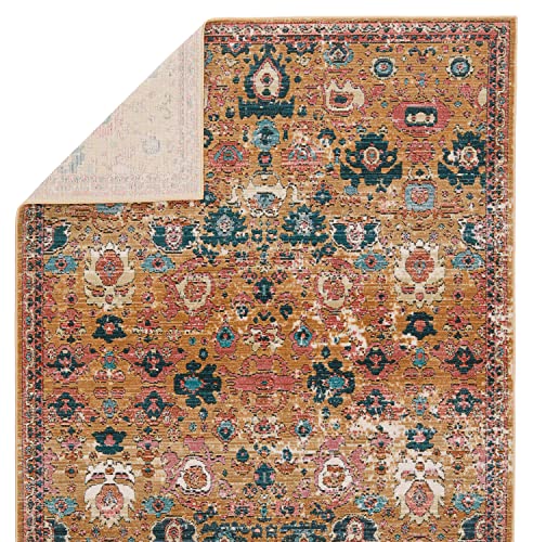 Jaipur Living Indoor Outdoor 10x13 Large Area Rug Boho Pink/Gold