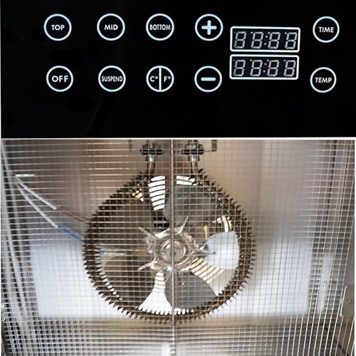 HayWHNKN 36-Tray Food Dehydrator Machine Stainless Steel Silver