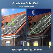 KZZAAO 300W Solar Panels 45'' Mount for 12V/24V System MC4 Connectors for Home, RV, Roof, Boat, Camping and Other Off-Grid
