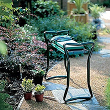 KANDUO Garden Kneeler, Portable Garden Kneeler Seat, Foldable Garden Bench with EVA Foam Pad & Tool Bags, for Outdoor Gardening