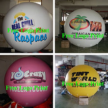 Air-Ads Supplies Giant Inflatable Globe Map Balloon 11ft PVC
