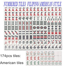 usamjtable American Style Ultra-Thin Automatic Mahjong Table with 36mm Numbered Tiles and Reversible Cover