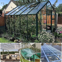 Polycarbonate Sheets All-Weather Outdoor Greenhouse Covering, Plastic Roofing Sheets Rainproof Insulation Protection(1x448m)