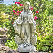 Zaer Ltd. 36" Tall Outdoor/Indoor Magnesia Based Cement Mary Statue