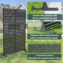 Trygoal 72" Privacy Screen Outdoor Privacy Fence Panel for Patio