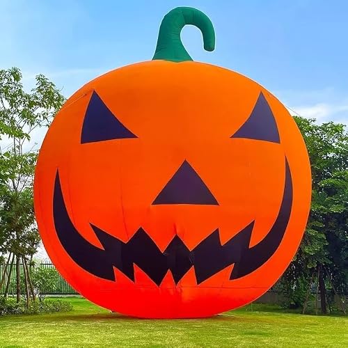 26FT Giant Inflatable Pumpkin with LEDs for Halloween Party Event Decorations