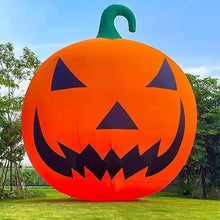 26FT Giant Inflatable Pumpkin with LEDs for Halloween Party Event Decorations