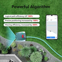 Kindevieft Fully Automatic Lawn Mower, Lawn Robot, Path Planning, Robotic Lawnmower with Automatic Charging, for Lawns/Gardens of 1500㎡, Weatherproof, Safety Protection Device,Black
