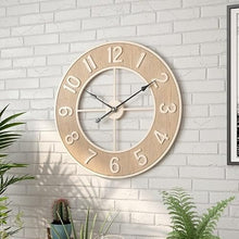 CUTPOIY Wall Clock,Outdoor Garden Wall Clock Vintage Large Creative Garden Wall Clock Silent Outdoor Clock Iron Round Clock for Home Living Room Restaurant - Vintage Clock