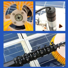 WEIMILOR Automatic photovoltaic Panel Cleaning Brush, Solar Cleaning Brush Telescopic for Outdoor use with Cleaning Brush, Telescopic Rod,8m