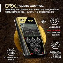 XP Metal Detectors ORX Detector, Dedicated to Treasure and Relic Hunting - FX02 Wired & WSAUDIO Wireless Headphones, 11" X35 Coil, Remote Control & S-Telescopic Lite Stem (ORX-28X35FX02E)