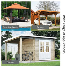 Outdoor Curtains,Waterproof Pvc Transparent Tarpaulin Side Panels With Eyelets,Weatherproof White Clear Tarp for Pergola Porch Patio Gazebo,Partition Curtains,Customizable,L×H-2.5×3m(8.2*9.8ft)