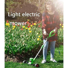 HYQHYX Land Mower Robotic Lawnmower Rotary Lawn Mower Electric Lawn Mower, 680W Walk Behind Lawn Mower Electric Lawn Mower