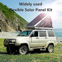 KZZAAO 1600W Solar Panel Kit 4 Pcs 400 Watt Flexible Solar Panel Lightweight Monocrystalline Photovoltaic Module Portable Solar Panels