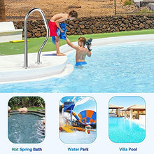 BSNANCA Pool Handrails Non-Slip Swimming Pool Handrail for Indoors and Outdoor Steps Easy Installation, 304 Stainless Steel Swimming Pool Handrails