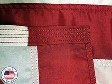 Premium American Flag 12x18' - 100% Made in the USA - Durable, Long Lasting, Nylon Material - Appliqued Stars, Sewn Stripes, 6 Rows of Lock Stitching, Tough Enough for Commercial Use - All Star Flags