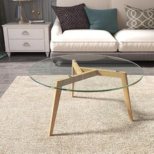 Royalty 54" Inch Round Tempered Glass Table Top – Clear Table Top Glass – Useful for Replacement, Tabletop Protector, Patio, Dining, Coffee, Desks - 1/4" Thick Flat Polished Edge