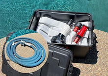 100' FireFighter1 Hose & Nozzle w/Installation Kit - Providing Instant Access to Pool Water During a Fire Emergency through the Pool Pump