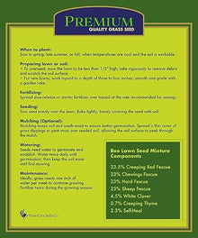 Twin City Seed Co. Bee Lawn Seed Mixture, 25 lb
