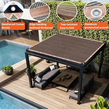 90% Sun Shade Cloth with Grommets, 32 X 56 FT Pergola Shade Cover, Mesh Tarp Sun Screen for Patio, Outdoor, Garden, Backyard(We Make Custom Size)