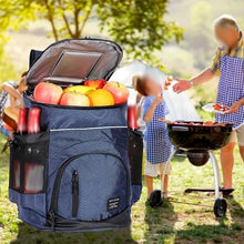 OBKSEB 33L Refrigerator Bag Soft Large Insulated Cooler Backpack Thermal Isothermal Fridge Travel Beach Beer