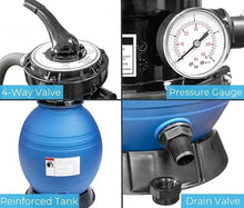 12 Inch Above Ground Sand Filter System for Intex Bestway and Coleman Pools