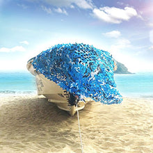 WarmHeartting Camouflage Net Blue Ocean Camo for Photography Background & Hunting Blinds