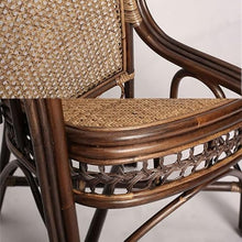 ONMYJFD Back Chair Classical Dining Stool Furniture Leisure Office Chair Plant Rattan Material Dining Chair