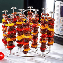 HIONJIN Kitchen Air Fryer Rack Accessories BBQ Grill Tray Basket Stand Roasting Meat Food Holder Tool