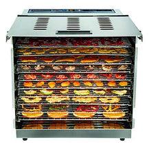 Hamilton Beach Commercial Food Dehydrator 10 Trays 1200 Watts Digital Timer Stainless Steel