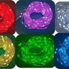 DC5V 1000/3000ct 15/20/25/30mm/50mm/100mm pitch WS2811 LED seed pixel string light RGB addressable full-color IP67 transparent line(3000ct pixels,200MM PITCH DC5V_INDIVIDUALLY PIXEL_CLEAR WIRE)