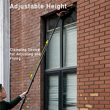 Cleaning Photovoltaic and Solar Panels, Water Fed Telescopic Brush, Window Cleaning Brush Equipment, Cleaning Photovoltaic and Solar Panels,12M Rod,35Cm Brush Head,35cmbrushhead-6M