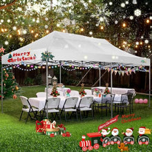 COBIZI 10x20 Heavy Duty Pop Up Canopy Tent with Sidewalls, Easy Up Canopy