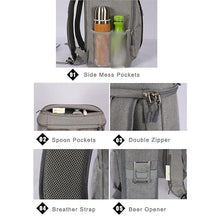 WJJDLLNP Night Insulation Cooler Backpack 30L Reflective Strap Thermal Bag Men Large Capacity