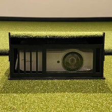 Rain or Shine Golf SwingShield - Golf Simulator Projector Floor Enclosure Black / Forest Green