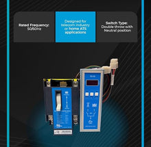 Transfer Switch TCS2P125-22M | 125 Amps (2 Pole) 50/60 HZ | UL Rated | Compact Design| Made in USA!