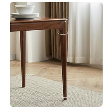 Coffee Table Solid Wood Dining Table Modern Light Luxury Black Walnut Small Family Kitchen Tables