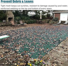 Winter Inground Pool Cover Round, Heavy Duty Pools Lid Yard Pets Child Safety Protection, Dust Nets Falling Leaf Mesh Snow Ice Proof Cover, with Hardware(33ft)