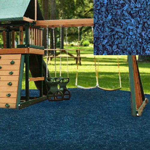 KIDWISE Playground Rubber Mulch 75 Cu.Ft. Pallet Blue