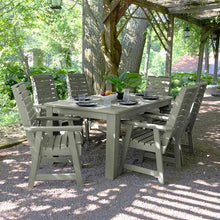 highwood Weatherly 7pc Rectangular Dining Set 72" x 42", Eucalyptus