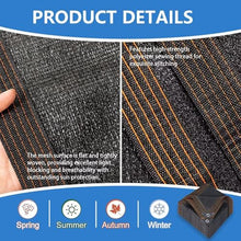 PIPRE 63' x 70' Black Sun Shade Sail Rectangle Canopy Fabric Cloth Screen, Air Permeable & UV Resistant, Heavy Duty, Carport Patio Outdoor - (We Customize Size)