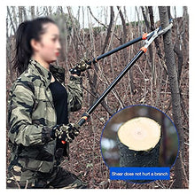 Pruning Shears Telescopic Long Pruning Scissor Hedge Anvil Shears Garden Tool Tree Branch Cutter Agriculture Hand Tool Trimmer Garden Cutter Pruner Tool Hand Pruner (6 Adjustment) (Upgrade