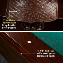 Seller123 Billiards 90" Ball and Claw Leg Pool Table with Cue Rack and Dartboard Set Burgundy