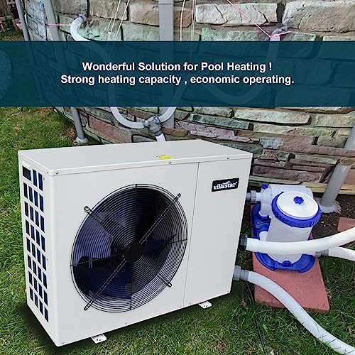 Villastar Inground Pool Heat Pump 68000BTU/hr White