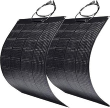 KZZAAO 800W Flexible Solar Panel Kit, 2Pcs 400 Watt Solar Panel Portable Monocrystalline Panels for Boat RV Camper Outdoor Battery Charging